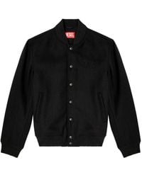 DIESEL - Bomberjack Met Geborduurd Logo - Lyst