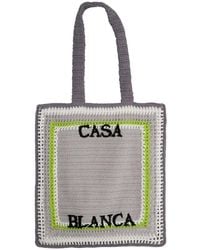 CASABLANCA - Tote Bag With Logo - Lyst