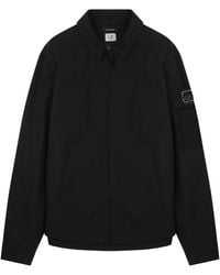 C.P. Company - Giacca "Metropolis Overshirt" Con Logo - Lyst