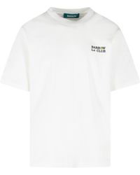 Barrow - 'club' Wit Katoenen T-shirt - Lyst