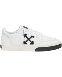 Off-White c/o Virgil Abloh - New Low Vulcanized Leder Sneaker - Lyst