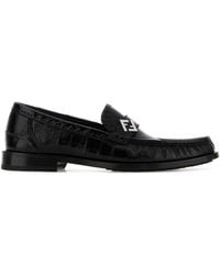 Fendi - Leather Loafers - Lyst