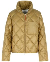 Jil Sander - Beige Polyamide Down Jacket - Lyst