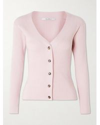 Max Mara - Gioiosa Ribbed Wool-Blend Cardigan - Lyst