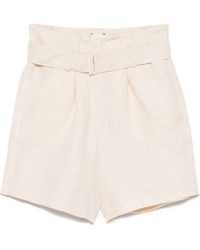 Alysi - Pantaloncini Di Bermuda Di Lino Di Alti - Lyst