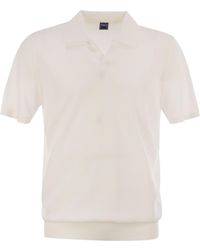 Fedeli - Polo A Maniche Corte Di Cotone Giza - Lyst