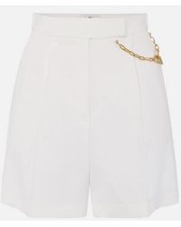 Elisabetta Franchi - Shorts With Jewel Logo - Lyst