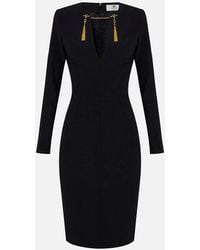 Elisabetta Franchi - Vestido franquici de Elisabetta con cadena de joyas - Lyst