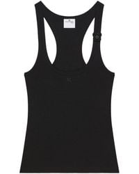 Courreges - Canotta A Coste Anni '90 - Lyst