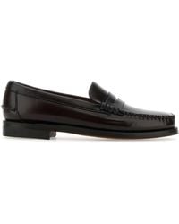 Sebago - Chocolate Leather Classic Dan Loafers - Lyst