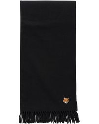 Maison Kitsuné - Virgin Wool Fox Scarf - Lyst