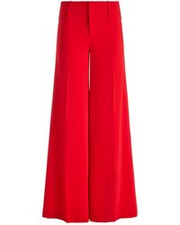 Alice + Olivia - Alice + Olivia pantalon rouge - Lyst