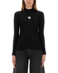 KENZO - Jersey With Embroidery "Boke Flower 2.0" - Lyst