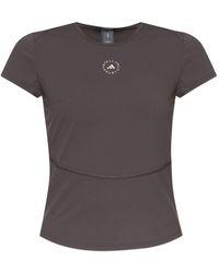 adidas By Stella McCartney - T-Shirt mit Logo-Detail - Lyst