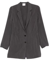 Alysi - Single-Breasted Blazer Jacket - Lyst