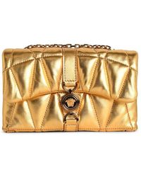 Versace - 'Kleio' Mini -Tasche in Gold Nappa Lear - Lyst