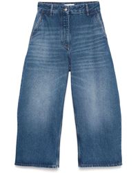 Studio Nicholson - Estudio Nicholson Jeans de mezclilla de pierna ancha pre Chalco - Lyst