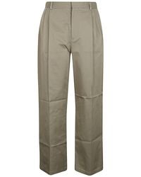 Loewe - Cotton Trousers - Lyst