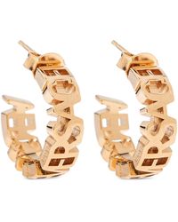 Versace - Logo' Earrings - Lyst
