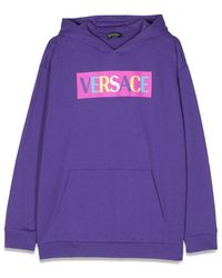 Versace - Logo Hoodie - Lyst