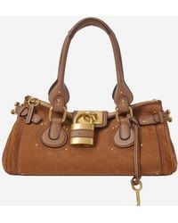 Chloé - Paddington Suede Bag - Lyst