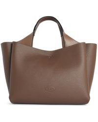 Tod's - Mini Borsa Lear Marrone - Lyst