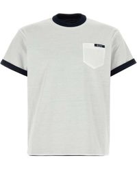 Prada - Crew Neck T-Shirt - Lyst