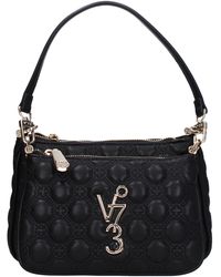 V73 - V ° 73 Handtaschen Eva Frau Polyurethan schwarz - Lyst