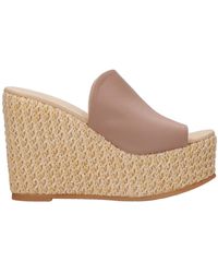 Espadrilles - Sandalen Lederbraun - Lyst