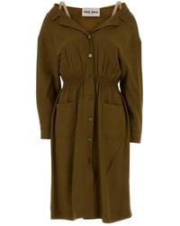 Miu Miu - Sable Dress - Lyst