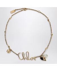 Chloé - Iconic Necklace With Shells Charms - Lyst