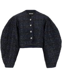 ROTATE BIRGER CHRISTENSEN - 'Bouclé Short' Blazer - Lyst