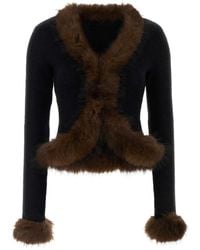 Self-Portrait - Self Portrait Knit Cardigan - Lyst