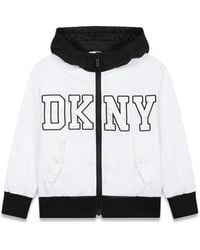 DKNY - Hooded Jacket - Lyst