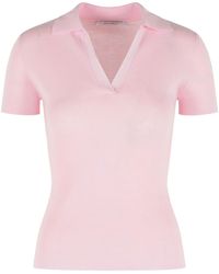 Max Mara - 'Albero' Virgin Wool Polo Shirt - Lyst