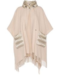 Herno - Warmy And Ultralight Nylon Resort Poncho - Lyst