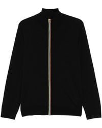 Paul Smith - Wool Zipped Cardigan - Lyst
