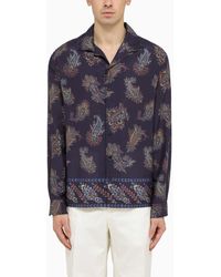 Etro - Bowling Shirt With Paisley Pattern - Lyst