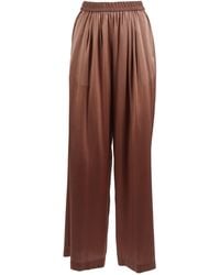 forte_forte - Pantalone Elastico Loose Raso Seta Stretch Shiny - Lyst