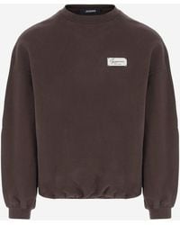Jacquemus - Cotton Sweatshirt With Logo - Lyst