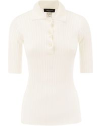 Fabiana Filippi - Silk And Cotton Blend Polo Shirt - Lyst
