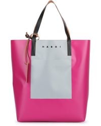 Marni - Logo-Print Tote Bag - Lyst