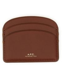 A.P.C. - Demi Lune Card Holder - Lyst