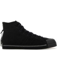 Y-3 - Canvas Nizza Hi Sneakers - Lyst