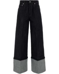 Givenchy - Denim Wide-leg Jeans - Lyst