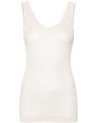 Lemaire - Nahtloses Rippen -Tanktop - Lyst