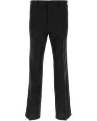Prada - Flat Front Pants - Lyst