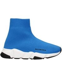 Balenciaga - Idee Regalo Sneakers Kids Uomo Tessuto Blu - Lyst