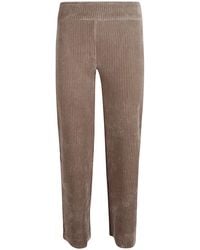 Avenue Montaigne - Corduroy Cropped Trousers - Lyst