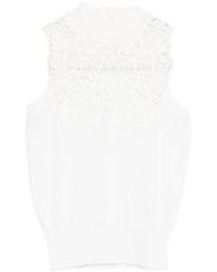 Ermanno Scervino - Wolle Mischung Tank Top - Lyst